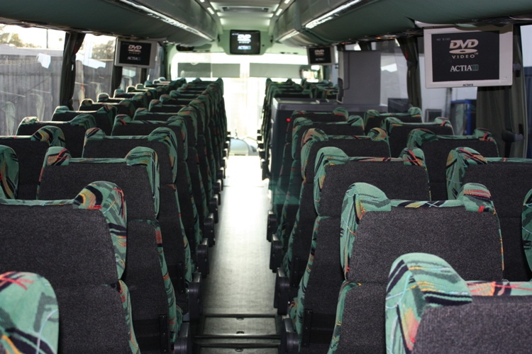 Bus with LCD tv