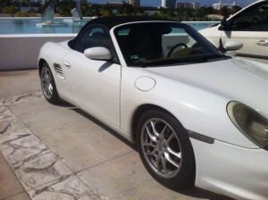 Porshe boxter for rent