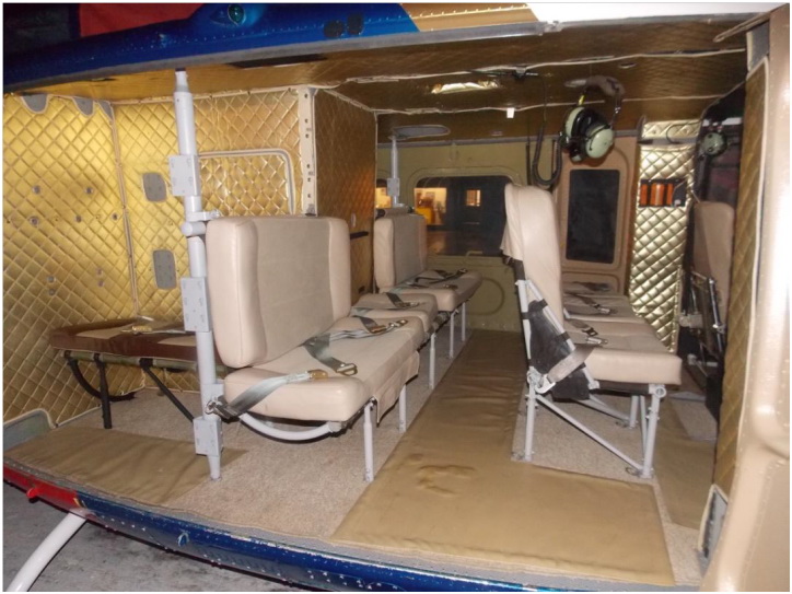 Bell 205 interior