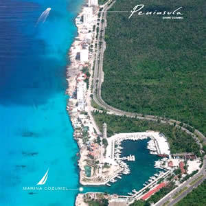 Cozumel Marina map