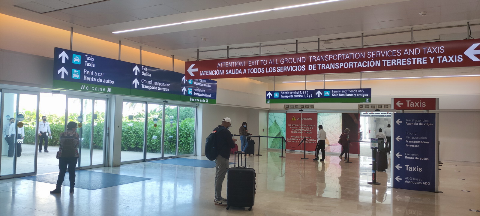 airport Cancun Arrivals area Terminal 4