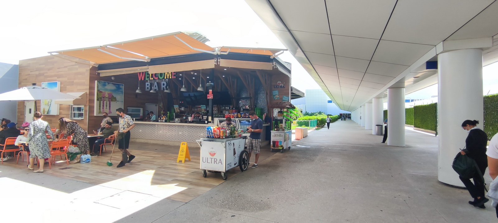 airport Cancun Arrivals area Terminal 4